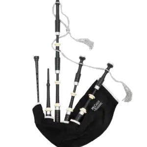 McCallum P2 Black Acetyl Bagpipes