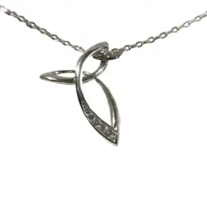 Jewelry- Crystal Trinity Knot Pendant
